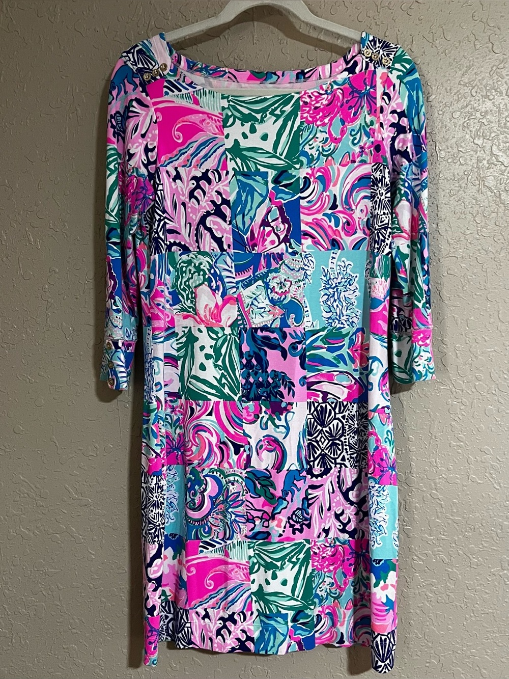 Lilly Pulitzer Sophie Dress Patch To Match Size Medium